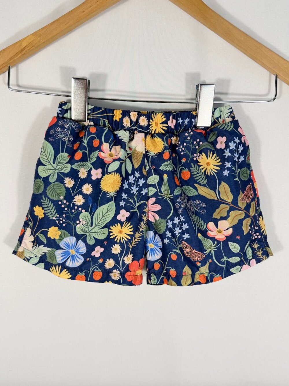 Summersalt x Rifle Paper Co Boys Swim Trunks Blue Floral 3T Toddler Swimsuit